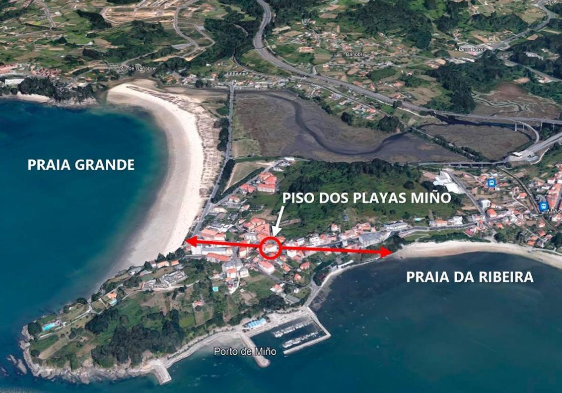 Piso Dos Playas Mino Lägenhet Exteriör bild